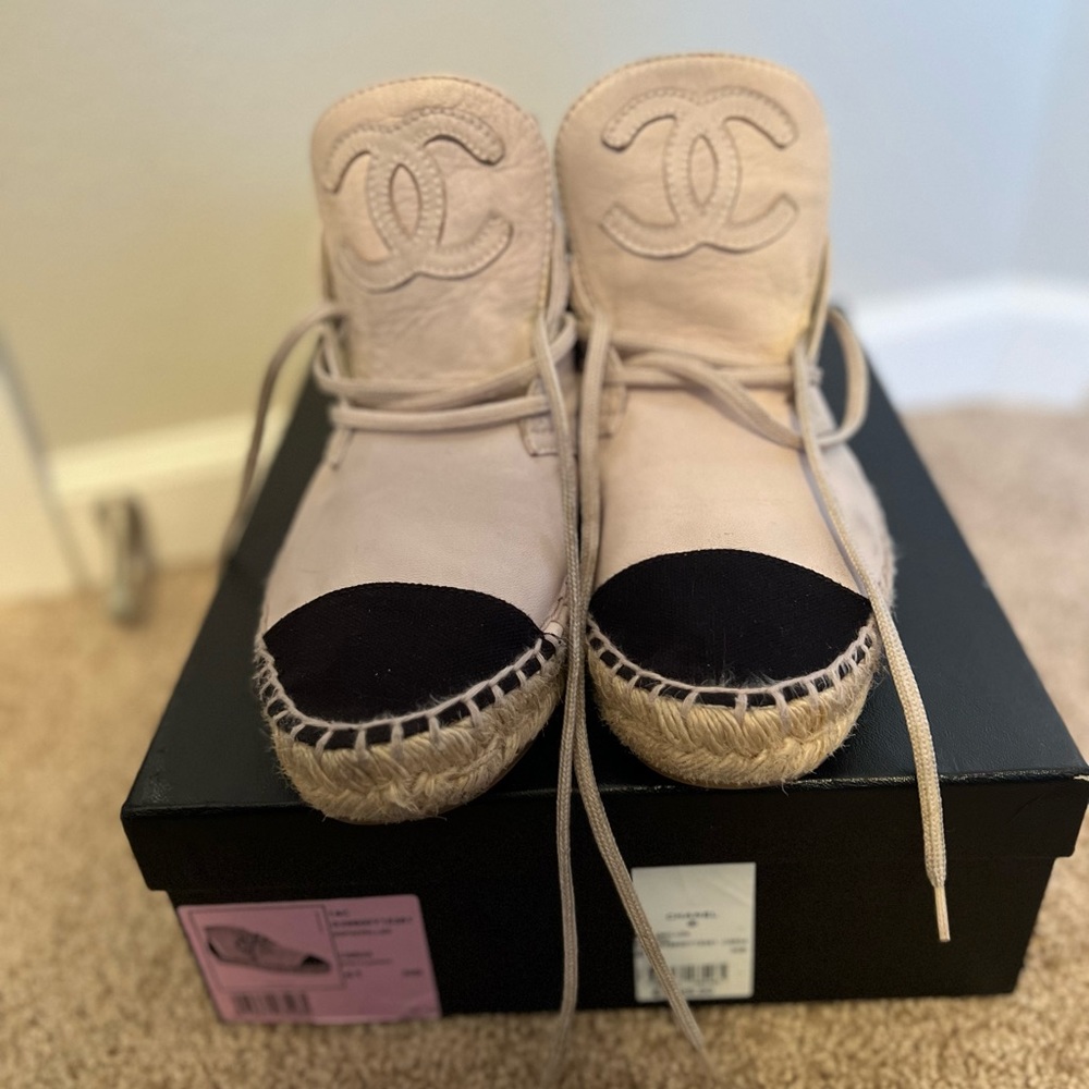 Chanel Hightop Espadrilles